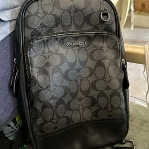 COACH C932 GRAHAM PACK MEN CROSSBODY SMOOTH CALF LEATHERBACK